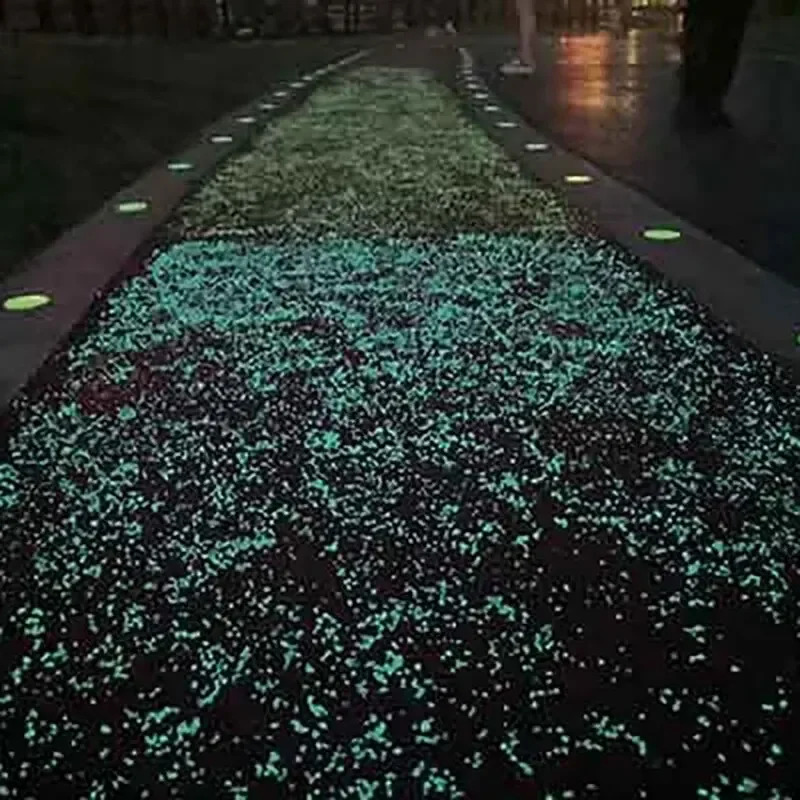 Aquarium Fish Glow In The Dark - 1000個 3-5mm 発光砂 暗闇で光る小石 石 家庭用