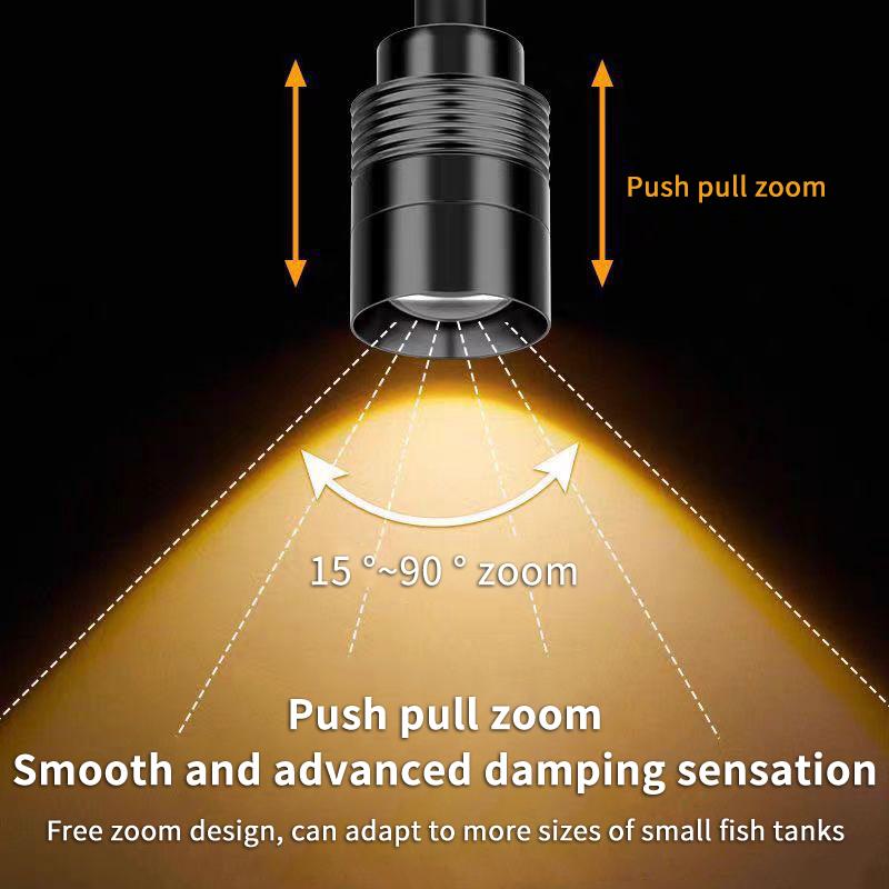 3W 南米産水槽スポットライト 3色LED水槽ランプ フォー - Aquarium Fish Light Lamp のレビューと価格