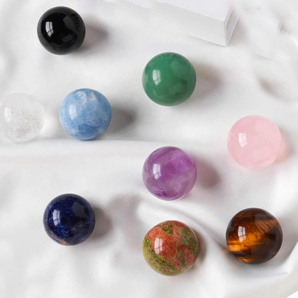 天然水晶玉 直径2cm-3cm カラフルクリスタルボール 水 - Aquarium Fish Game のレビューと価格