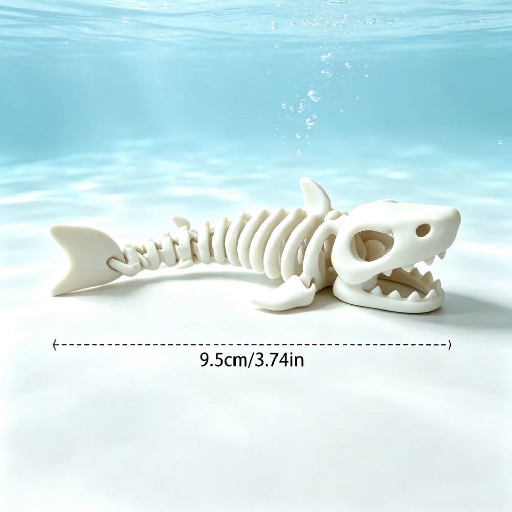 サメの骨格水槽装飾品、可動式オーナメント、爬虫類、魚タンクの - Aquarium Fish Shark のレビューと価格