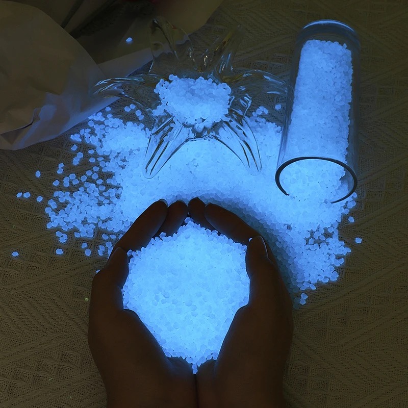 1000 個 3-5 ミリメートル発光砂ダーク小石石家庭菜園 - Aquarium Fish Glow In The Dark のレビューと価格