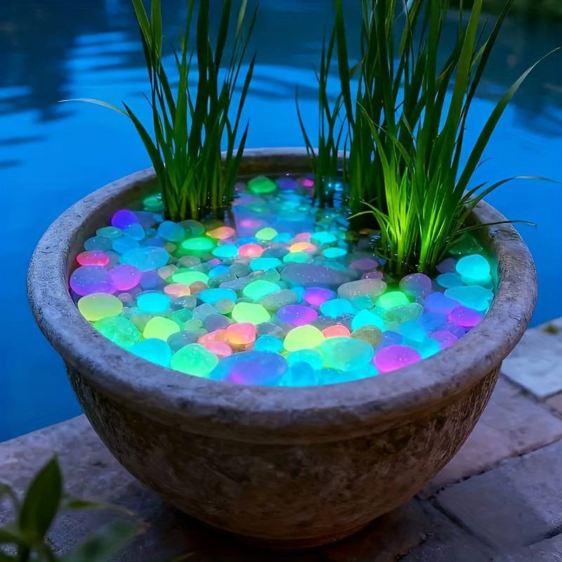 200個入り 暗闇で光るガーデンペブル ウェアハウスガーデン - Aquarium Fish Glow In The Dark のレビューと価格