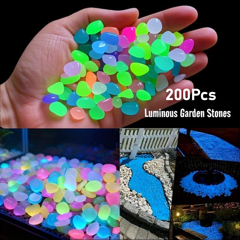 200個入り 暗闇で光るガーデンペブル ウェアハウスガーデン - Aquarium Fish Glow In The Dark のレビューと価格