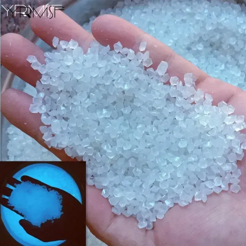 1000 個 3-5 ミリメートル発光砂ダーク小石石家庭菜園 - Aquarium Fish Glow In The Dark のレビューと価格