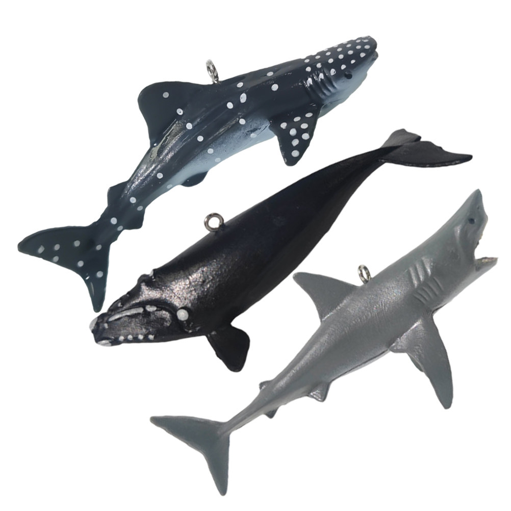 3個入りフローティング水槽サメオーナメント、水槽装飾、鮮やか - Aquarium Fish Shark のレビューと価格