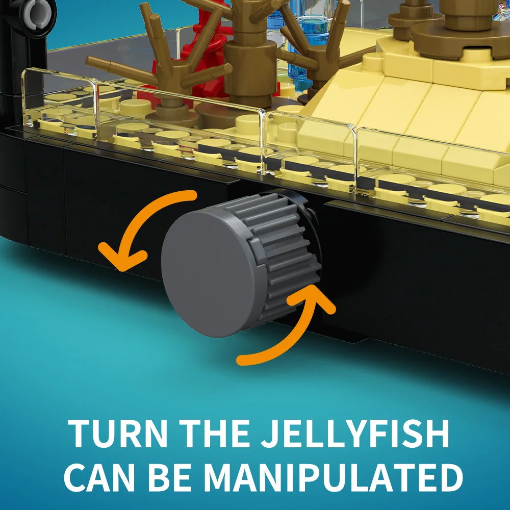 ライト付き水槽ビルディングブロックセット、水槽、海洋カメ、1 - Aquarium Fish Game のレビューと価格