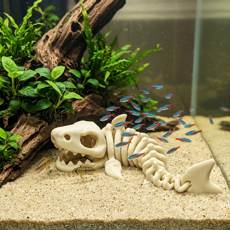 1個 17cm アクアリウム装飾 テーマオーナメント クリエ - Aquarium Fish Shark のレビューと価格