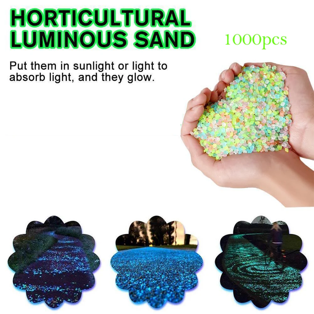2000個入り 3-5mm 光る砂 暗闇で光る小石 家庭の庭 - Aquarium Fish Glow In The Dark のレビューと価格