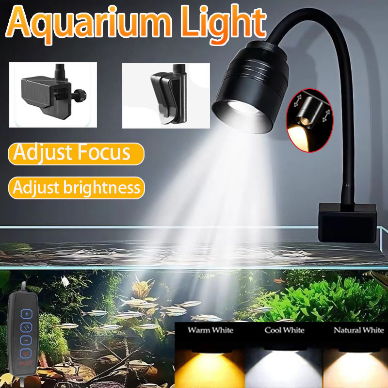 USB水槽ライト照明植物育成ライト超薄型LED 3W水生植物 - Aquarium Fish Light Lamp のレビューと価格