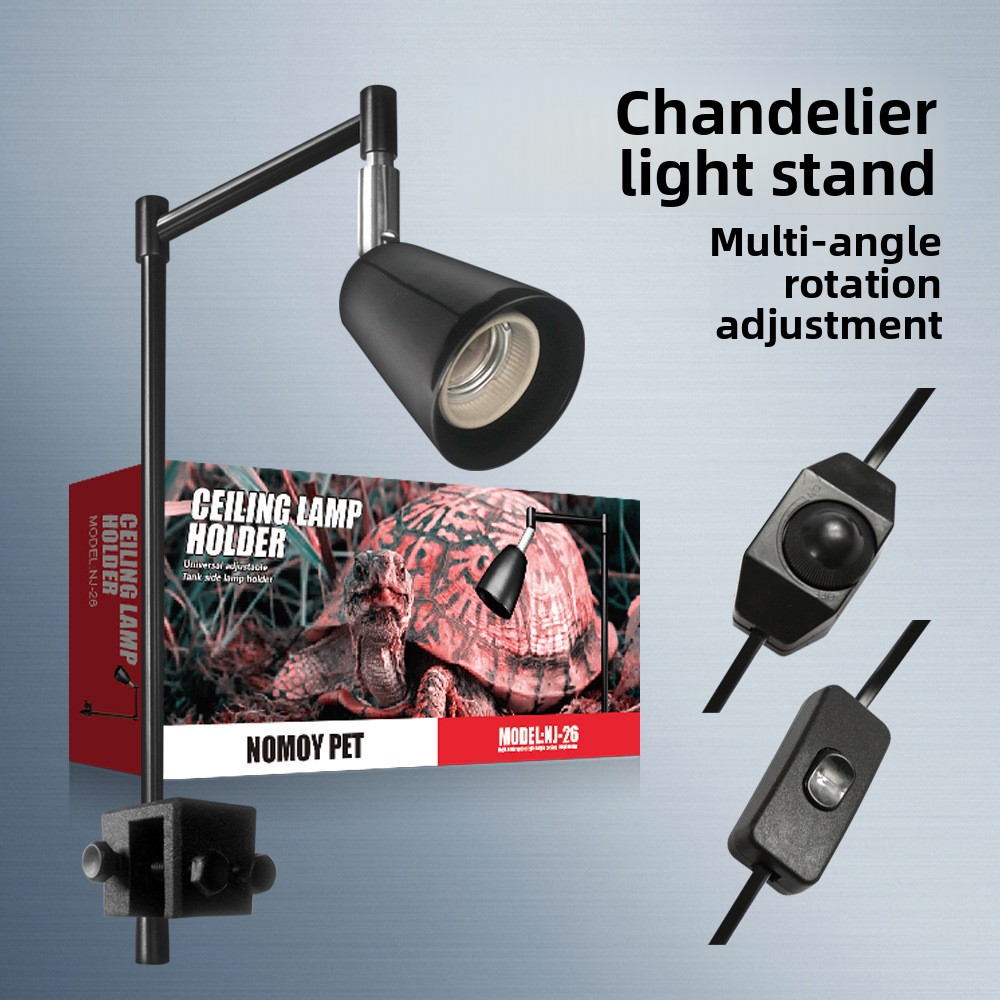NOMOY 爬虫類ランプスタンド 調節可能なクランプ付き - - Aquarium Fish Light Lamp のレビューと価格